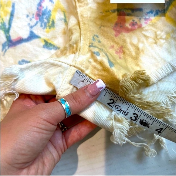 COPY - JOHN Elliot Brady Japanese denim shorts 25w Confetti color pattern dye N… - Picture 7 of 16